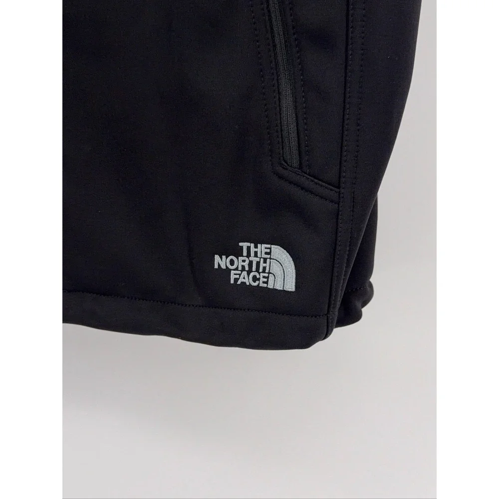 The North Face Windwall Softshell Vest Men's L Black Full Zip Lightweight